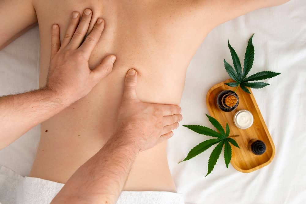 An Ayurvedic herbal massage prepared with care